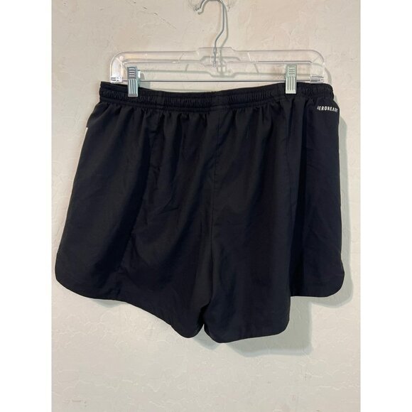 Adidas PrimeGreen Black White Stripe Athleticwear Shorts Running Shorts Sz US XL - Picture 5 of 6